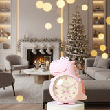 Kids Dinosaur Alarm Clock  Silent Green Character Design - Detailed view