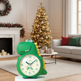Kids Dinosaur Alarm Clock  Silent Green Character Design - Product detail 5
