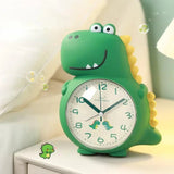Kids Dinosaur Alarm Clock  Silent Green Character Design - Product detail 7