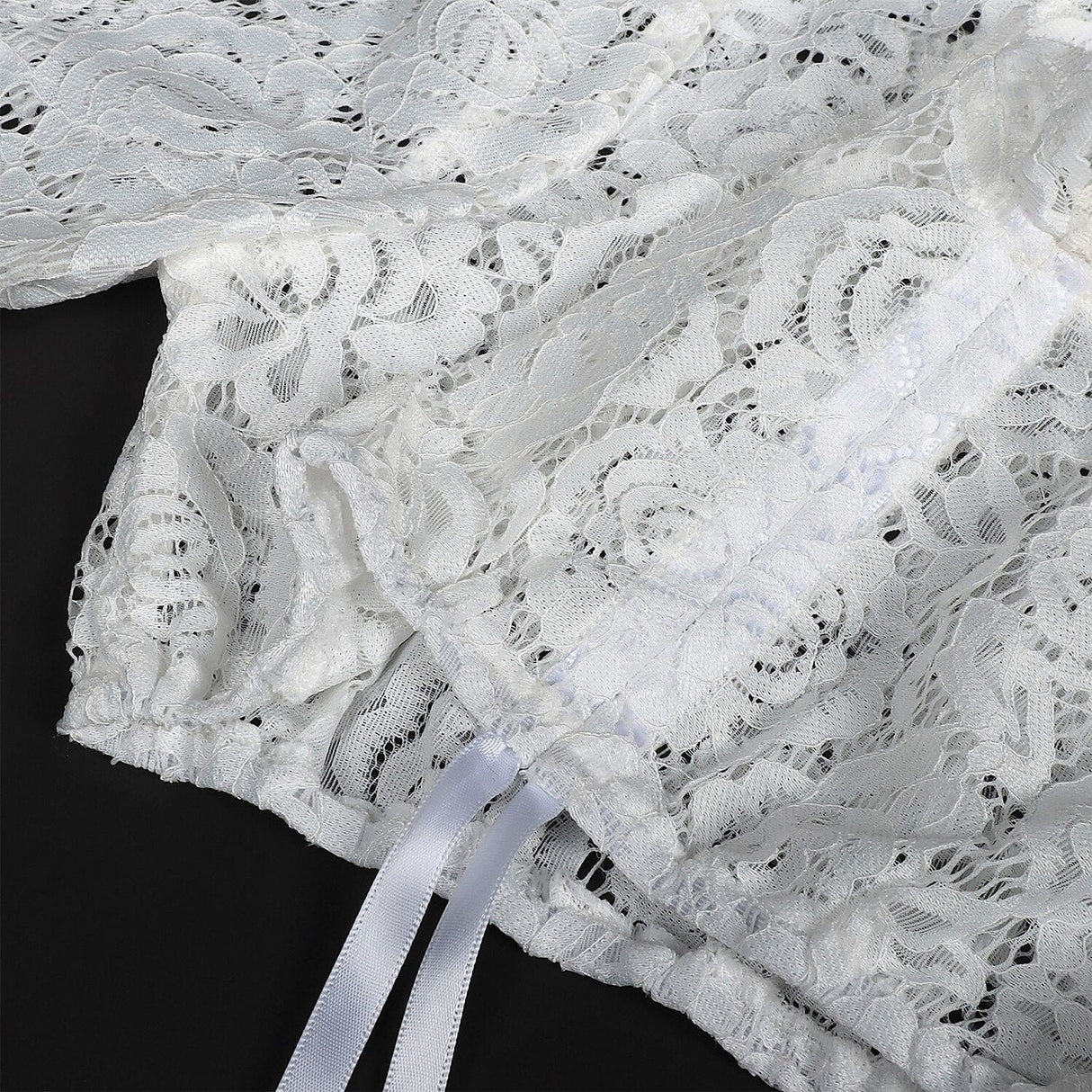 Traditional Dirndl Dress  Floral Lace Embroidery With Apron - Product detail 6