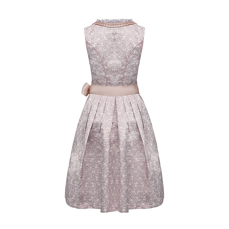 Traditional Dirndl Dress  Lace Trimmed Oktoberfest Costume - Product detail 8