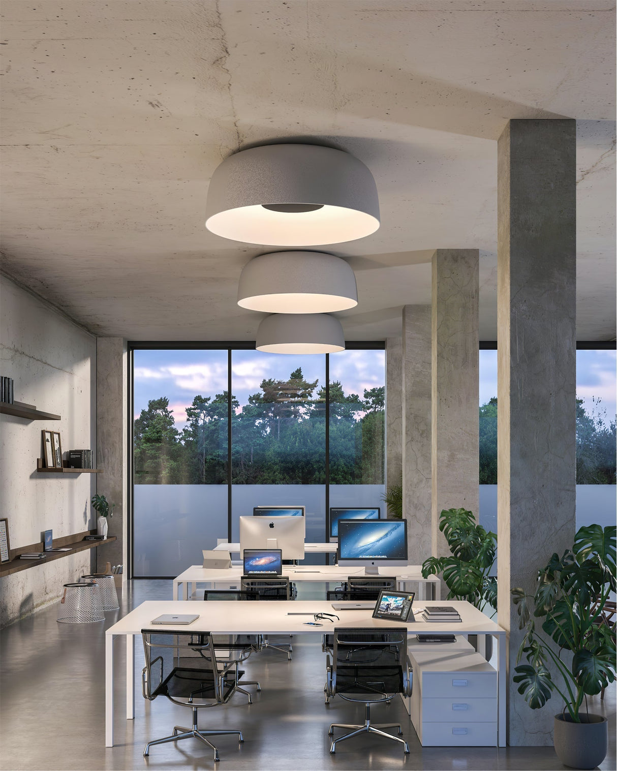 Modern Dome Ceiling Light  Minimalist LED Lighting - Product detail 5
