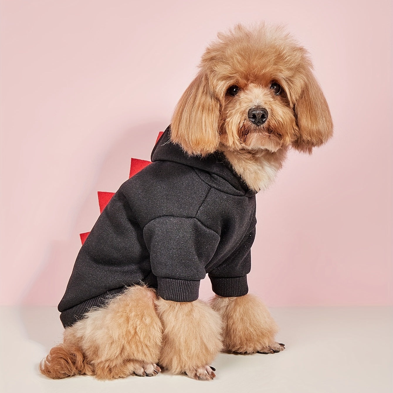 Dog Dinosaur Hoodie  Pet Halloween Costume with Spikes - Product example