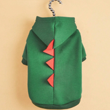 Dog Dinosaur Costume Hoodie  Fleece Pet Winter Outfit - Product detail 6