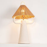 Ceramic Table Lamp  Raffia Shade Natural Design - Product detail 12