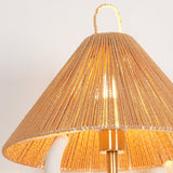 Ceramic Table Lamp  Raffia Shade Natural Design - Product detail 14