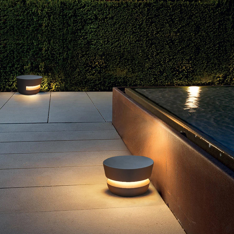 Modern Outdoor Table Lamp  LED Illuminated Garden Light - Product detail 5