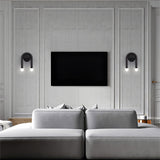 Modern U-Shaped Wall Lamp  Dual Globe LED Design - Product example