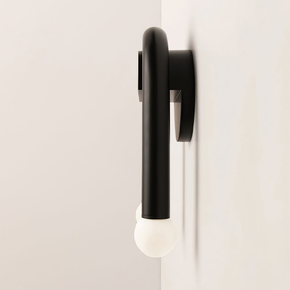 Modern U-Shaped Wall Lamp  Dual Globe LED Design - Product detail 9