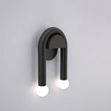 Modern U-Shaped Wall Lamp  Dual Globe LED Design - Product detail 14