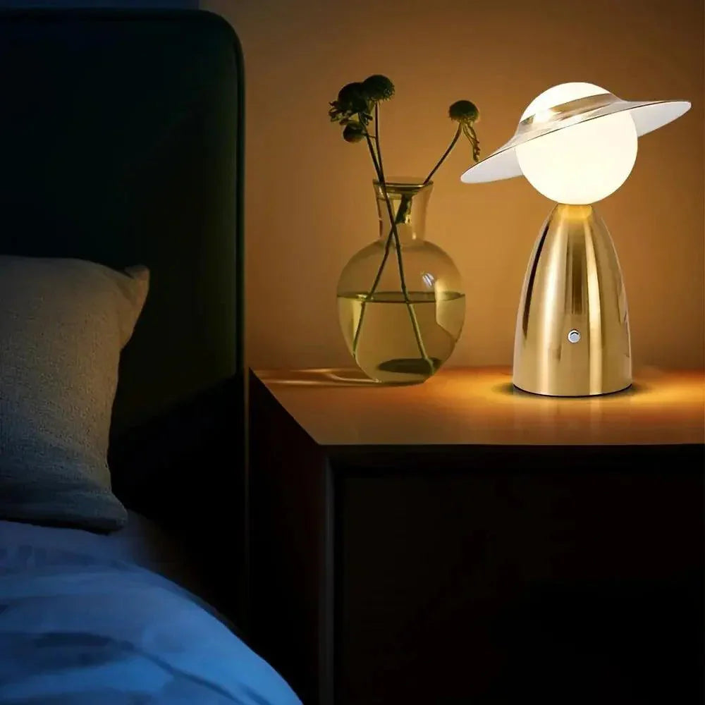 Modern LED Table Lamp  Wireless Charging Metal Design - Product detail 4