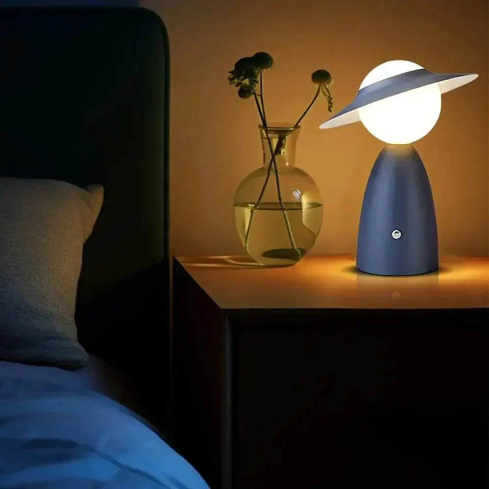 Modern LED Table Lamp  Wireless Charging Metal Design - Product example