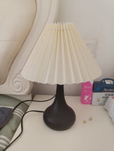 Modern Table Lamp  Black Base With Pleated Shade - Product detail 32