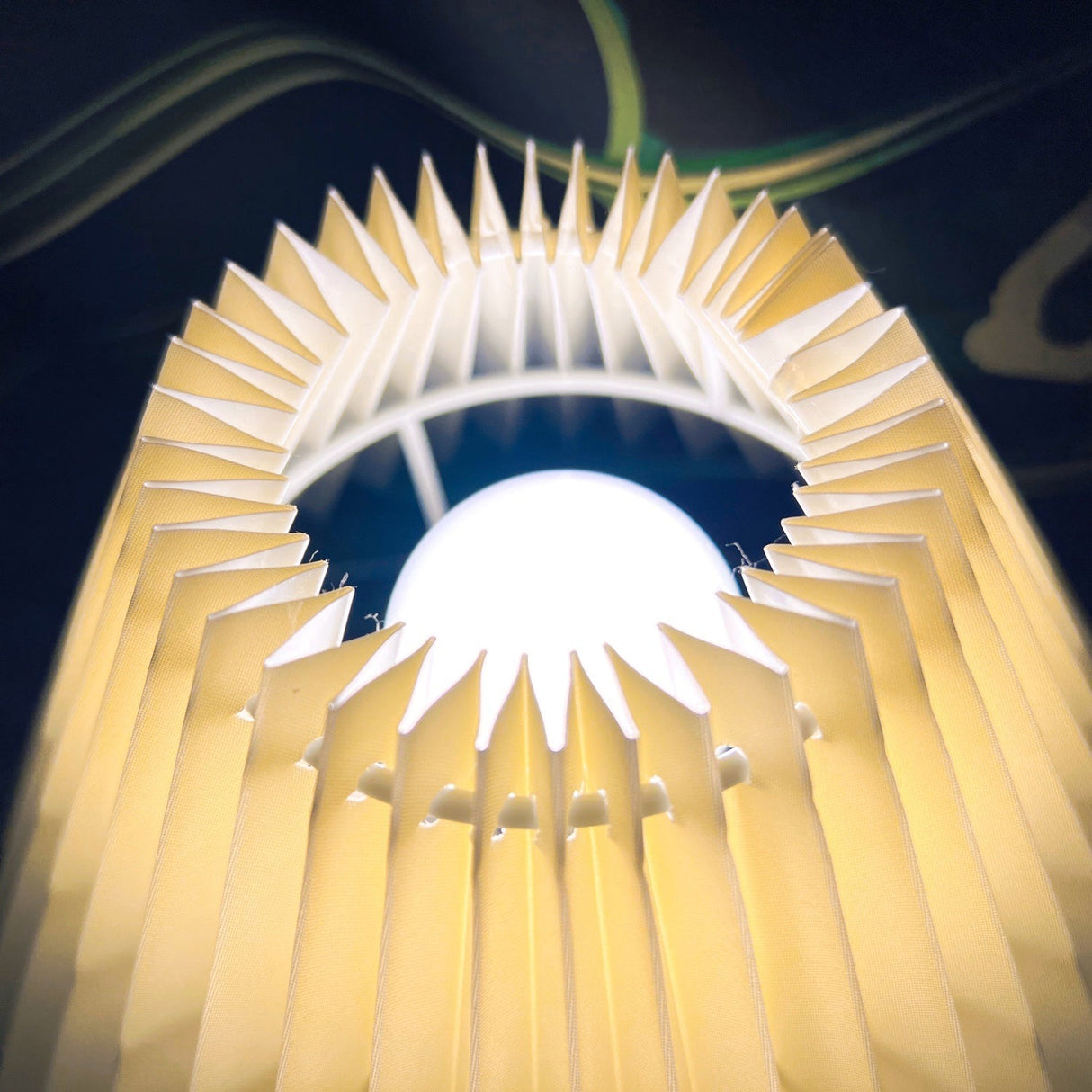 Modern Table Lamp  Black Base With Pleated Shade - Product detail 36