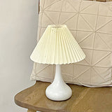 Modern Table Lamp  Black Base With Pleated Shade - Product detail 39