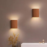 Modern Resin Wall Light  Ribbed Cylinder Design - Product detail 9