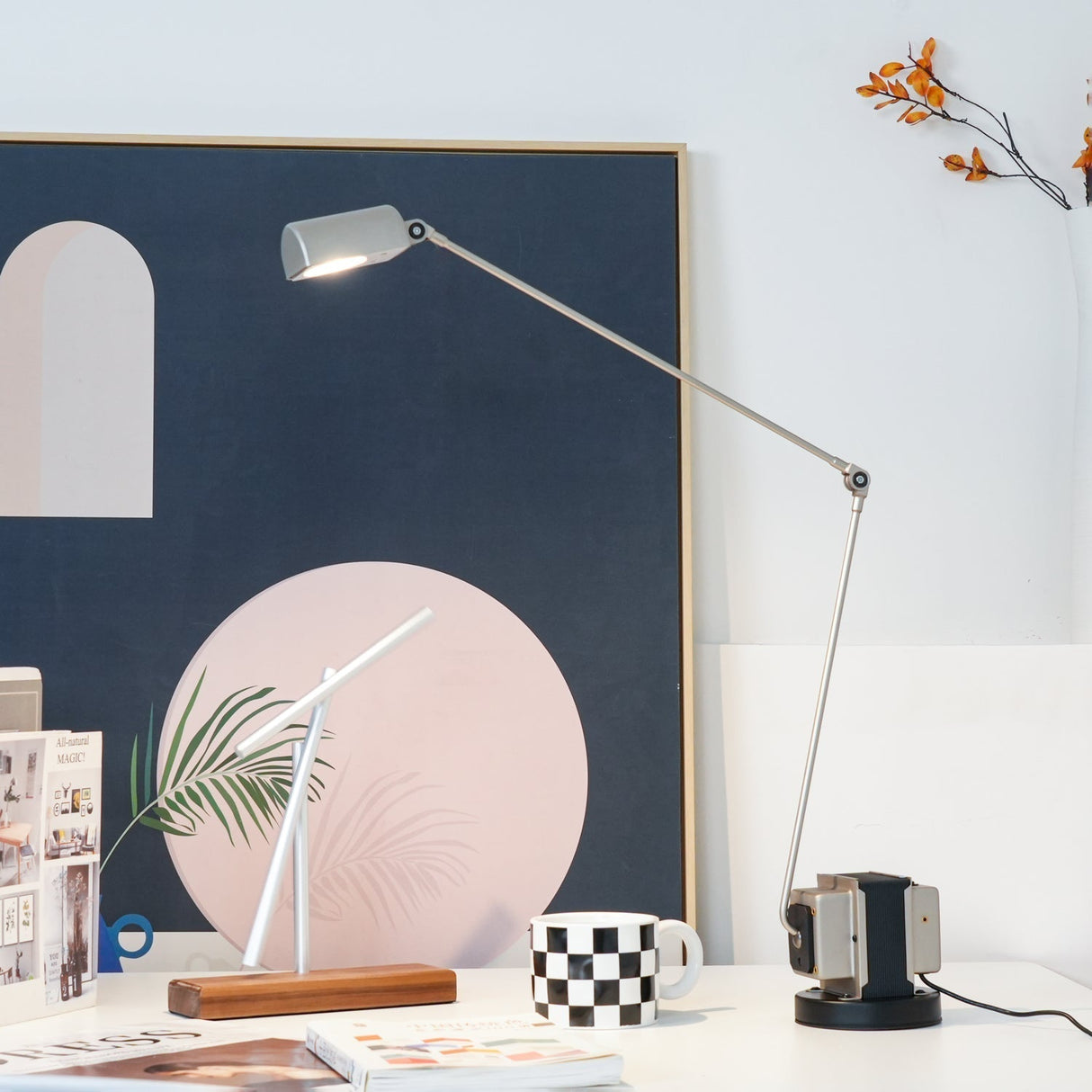 Modern LED Desk Lamp  Rotating Arm With Dimming Control - Product detail 32