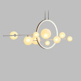 Modern LED Ceiling Chandelier  Floating Glass Spheres Design - Product detail 9