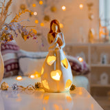 Love Heart Table Lamp  Ceramic Mother Child Design - Product detail 4