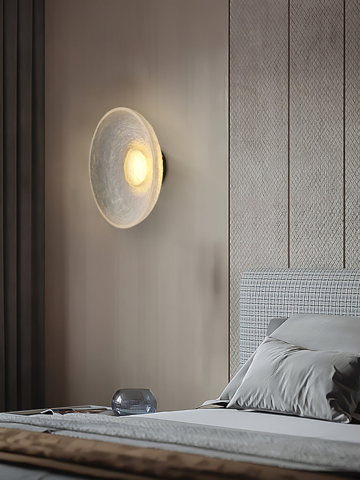 Modern LED Wall Lamp  Textured Resin Design - Product detail 12