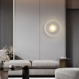 Modern LED Wall Lamp  Textured Resin Design - Product example