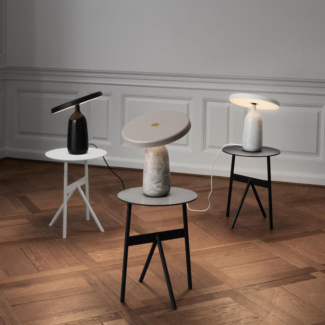 Modern Marble Table Lamp  Adjustable Metal Shade - Product detail 7