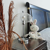 Modern Table Lamp  Aqua Dome Shade With Chrome Base - Product detail 26