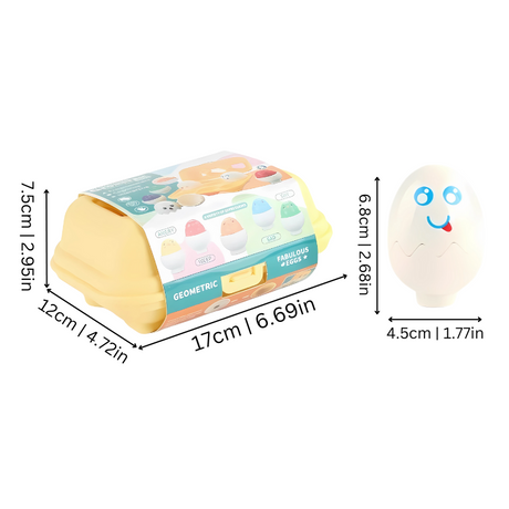 Color Matching Egg Toy  Educational Montessori Learning Set - Product example