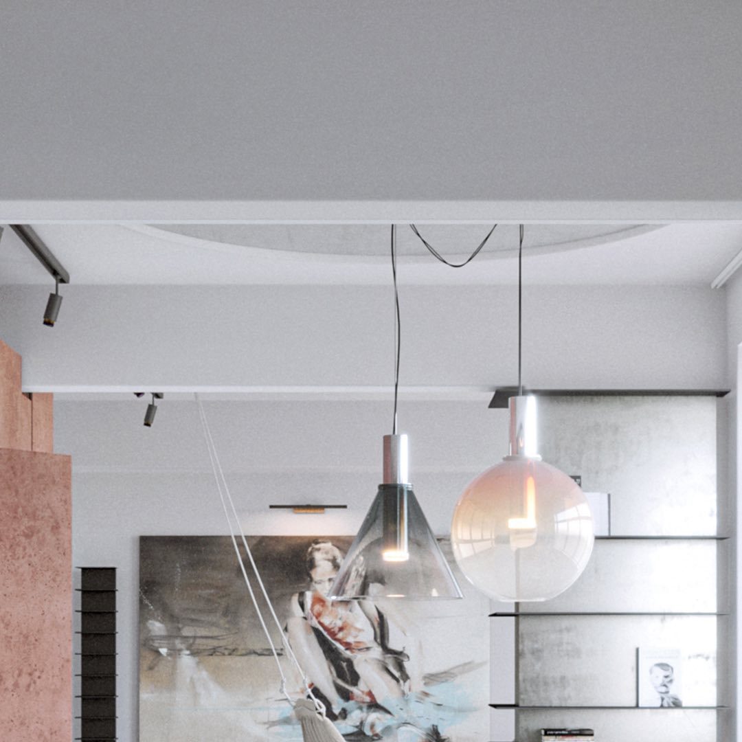 Modern Glass Pendant Light  Gradient Color Collection - Product detail 25