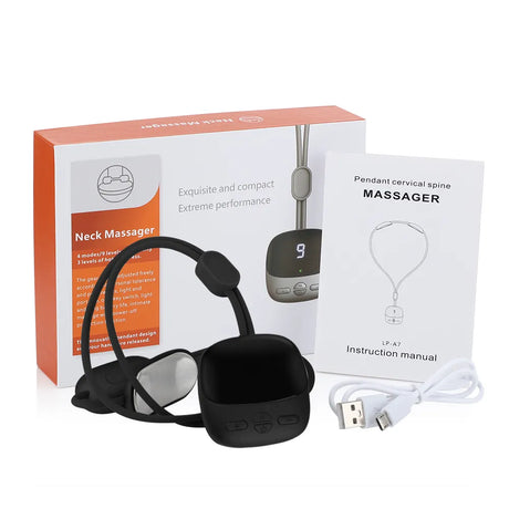 Smart Neck Massager  Heat Therapy  Electronic Pulse Technology - Product showcase