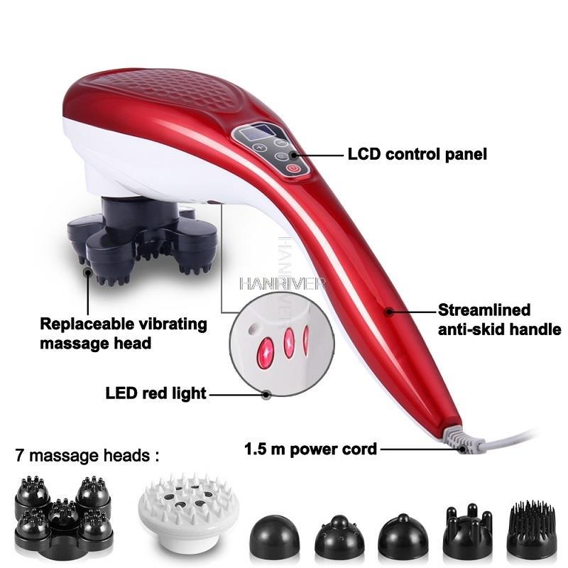 Deep Tissue Massage Wand  Infrared Heat Therapy With 3 Attachments - Product detail 4