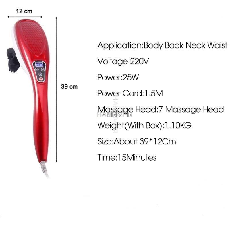 Deep Tissue Massage Wand  Infrared Heat Therapy With 3 Attachments - Product detail 5