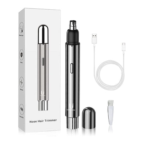 Professional Nose Hair Trimmer  USB Rechargeable Precision Grooming Device - Product showcase