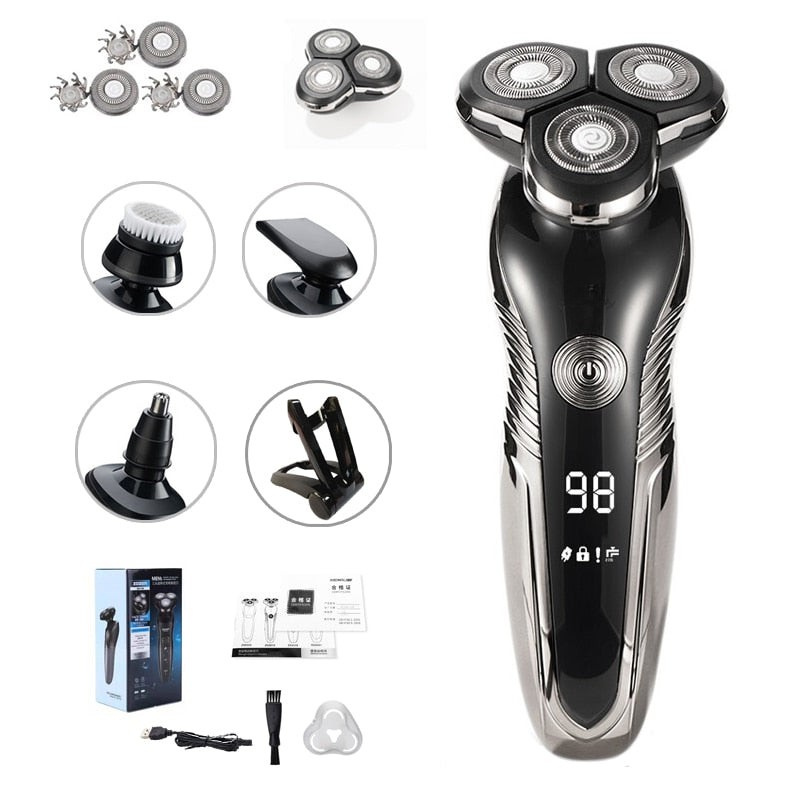 Smart Electric Shaver  LCD Display Waterproof Design - Product detail 5