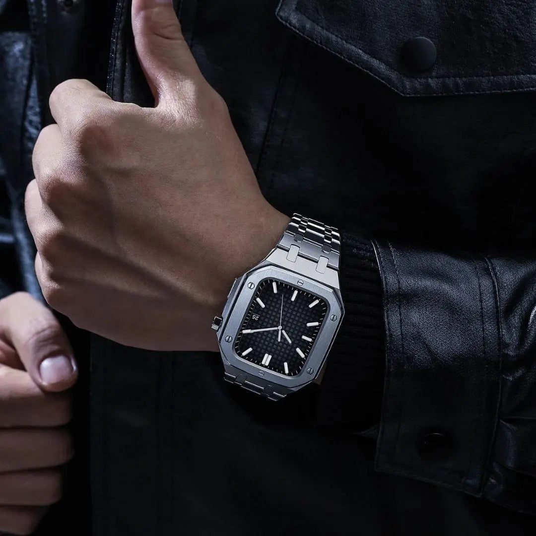 Stainless Steel Apple Watch Case  Premium 44mm Protective Cover - Product example