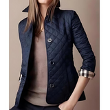 Quilted Cotton Jacket  Diamond Pattern Burgundy Design - Product detail 5