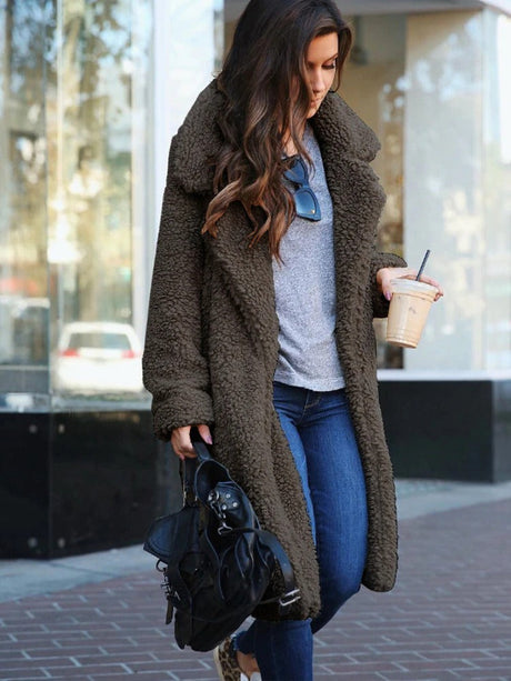 Teddy Winter Coat  Oversized Plush Full Length - Product detail 5