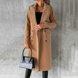 Classic Womens Trench Coat  Double-Breasted Tailored Design - Product showcase