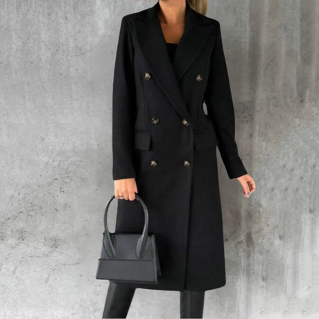 Classic Womens Trench Coat  Double-Breasted Tailored Design - Product detail 4
