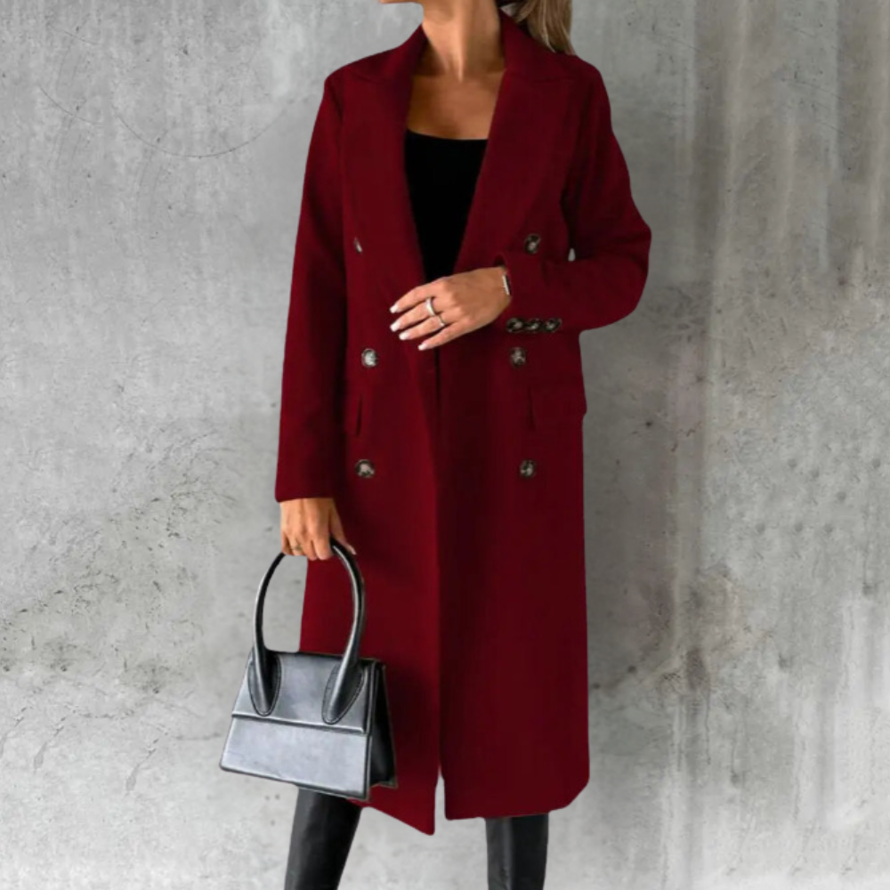 Classic Womens Trench Coat  Double-Breasted Tailored Design - Product detail 6