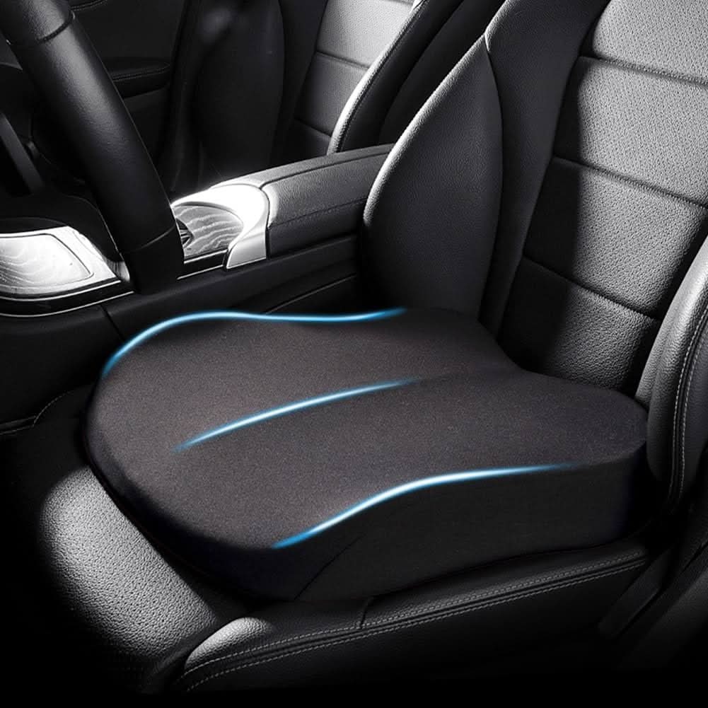 Ergonomic Car Seat Cushion  Memory Foam Comfort Booster - Product showcase