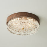 Modern Ceiling Light  Wood Trim Glass Diffuser - Product detail 13