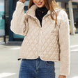Quilted Winter Jacket  Sherpa Sleeve Design - Product showcase