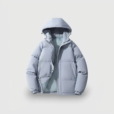Womens Quilted Puffer Jacket  Hooded Winter Coat Design - Product detail 4