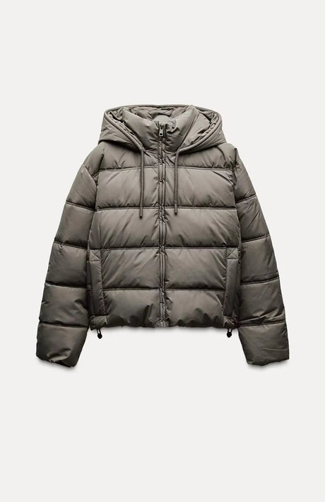 Winter Puffer Jacket  Quilted Hooded Design - Product detail 9