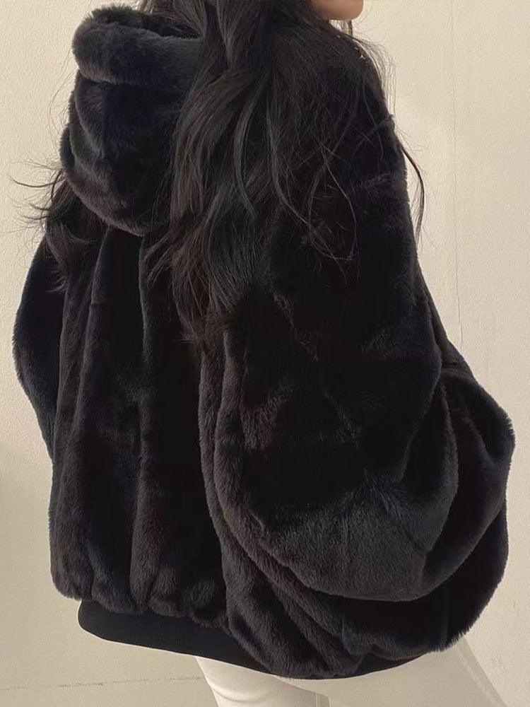 Oversized Winter Jacket  Sherpa Lined Bomber Style - Product detail 6