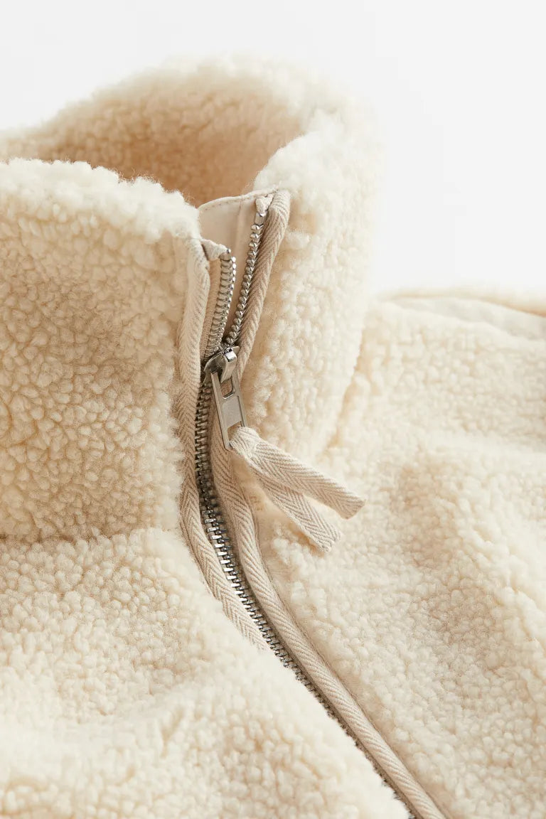 Cozy Fleece Jacket  Oversized Sherpa Winter Wear - Product example