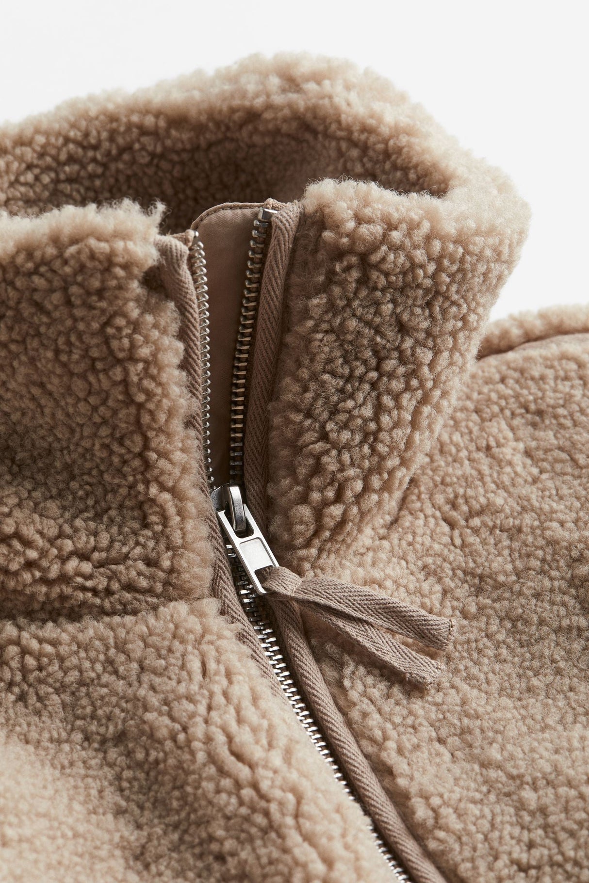 Cozy Fleece Jacket  Oversized Sherpa Winter Wear - Product detail 6