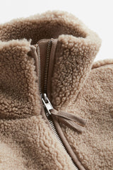 Cozy Fleece Jacket  Oversized Sherpa Winter Wear - Product detail 6