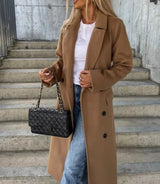 Classic Wool Winter Coat  Double-Breasted Belted Design - Product detail 5